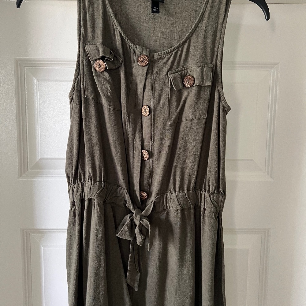 Olive Grewn Romper